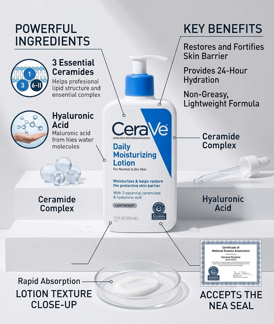 CeraVe Daily Moisturizing Lotion 355ml